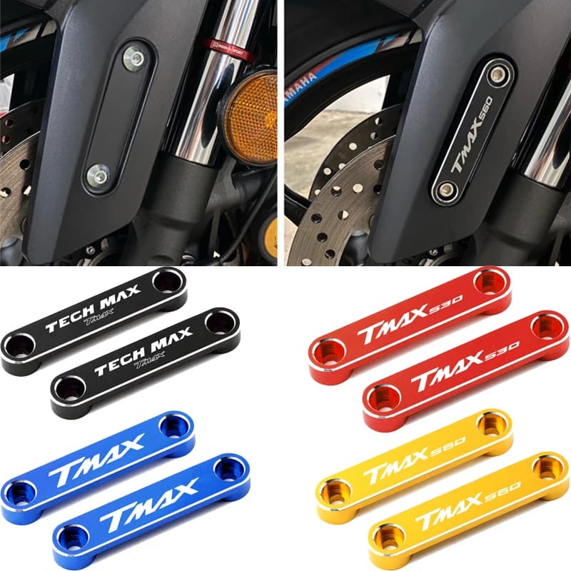For Yamaha TMAX TMAX560 TMAX530 SX/DX TMAX TCEHMAX Motorcycle Accessories Mud Guard Fender Axle Coper Plate Decorative Cover