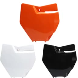 Motorcycle Front Number Plate Plastic Cover Fit for KTM SX SXF XC 125 250 350 Dirt Pit Bike Motocross Enduro Moto Free Shipping