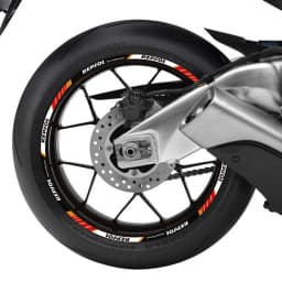 Reflective Motorcycle Wheel Stickers Racing Rim Strips Decals 17" Hub Accessories For Repsol CBR