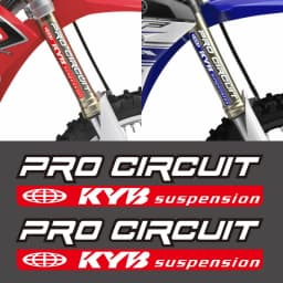 Reflective KYB Racing Suspension Shock Motorcycle Accessories Decal Sticker For Kawasaki Z900 MT07 Tmax Suzuki Benelli KTM Honda