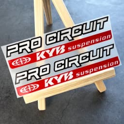 Reflective KYB Racing Suspension Shock Motorcycle Accessories Decal Sticker For Kawasaki Z900 MT07 Tmax Suzuki Benelli KTM Honda