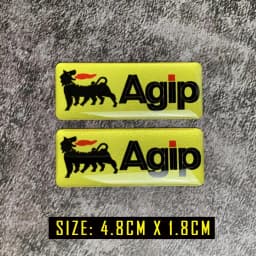 Motorcycle Stickers AGIP Eni Oil Lubricants Laminated Aprilia Graphics Reflective Decal for KTM YAMAHA Kawasaki Suzuki Honda BMW