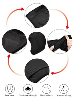 WOSAWE Unisex Motorcycle Balaclava Bike Chin Cover Quick Dry Breathable Cycling Motocross Helmets Inner Lining Hat Headgear