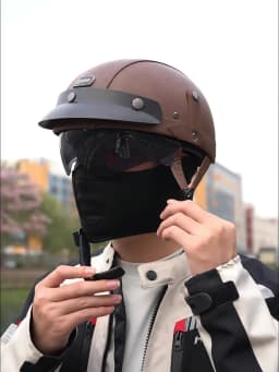 Motorcycle Half Helmet Leather Vintage Helmet Four Seasons General Safety Helmet Anti Fall And Sun Cap Moto Open Face Helmet