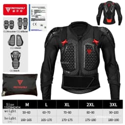 Motorcycle Jacket Men Turtle For Motocross Motorcycle Body Armor Motorbike Racing Jacket CE Approved Protection Gears Equipment