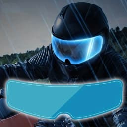 Universal Motorcycle Helmet Rainproof/Anti-fog Film Motorcycle Helmet Clear Patch Film Durable Nano Coating Sticker Amagi