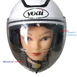 Universal Motorcycle Helmet Rainproof/Anti-fog Film Motorcycle Helmet Clear Patch Film Durable Nano Coating Sticker Amagi