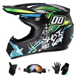 Youth Motorcycle Helmet Children Off Road Capacete Dirt Bike Downhill ATV DH Go-kart Cross DOT Approval Mountain Bike For Kids
