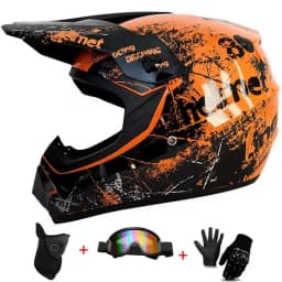 Youth Motorcycle Helmet Children Off Road Capacete Dirt Bike Downhill ATV DH Go-kart Cross DOT Approval Mountain Bike For Kids
