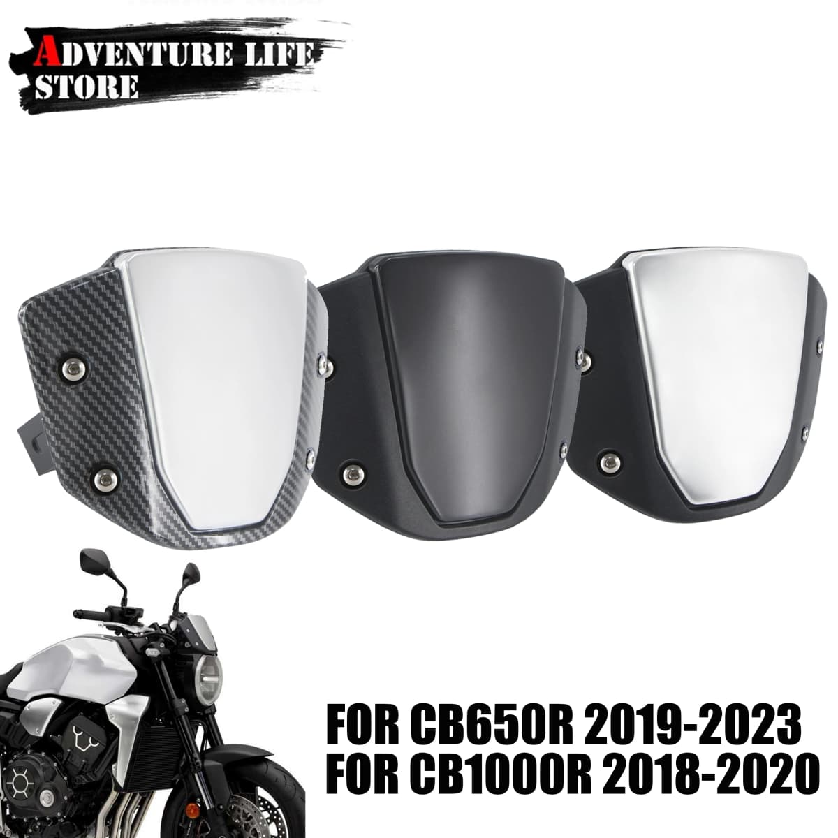 Sport Windshield For Honda CB1000R CB 1000 650 R Motorcycle Front Wind Deflector With Bracket Air Fairing For CB650R 650R 2020
