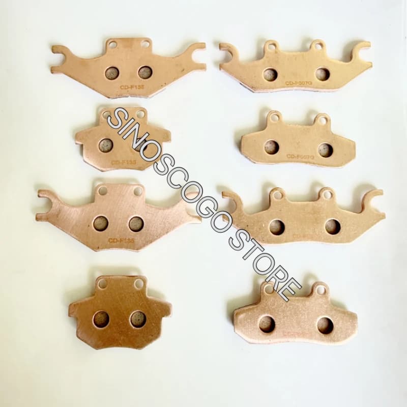 ODES ATV Front Rear Brake Pads Sintered 8PCS For Odes 650 800 900 1000 Pathcross Troxus Dune UTV Quad 15106010060 15106010080