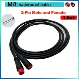Waterproof Cable Julet Electric Cables 2/3/4/5/6/7Pin Connector for Ebike Light Throttle Ebrake Display Ebike Parts Extend