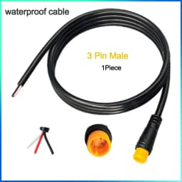 Waterproof Cable Julet Electric Cables 2/3/4/5/6/7Pin Connector for Ebike Light Throttle Ebrake Display Ebike Parts Extend
