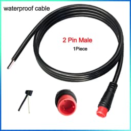 Waterproof Cable Julet Electric Cables 2/3/4/5/6/7Pin Connector for Ebike Light Throttle Ebrake Display Ebike Parts Extend