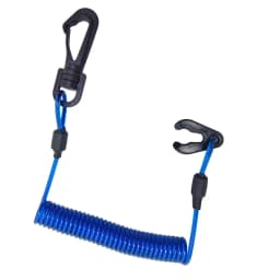 Boat Engine Kill Switch Lanyard Stainless Steel Coiled Wire Rope Emergency Engine Cut Off Switch Lanyard for Outboard Boat Motor