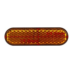 Universal Motorcycle Rear Reflector Cat's Eyes Long T-Holder Scooters Accessories For Honda For Harley For Yamaha For KTM