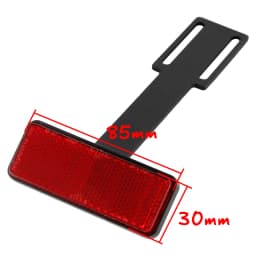 Universal Motorcycle Rear Reflector Cat's Eyes Long T-Holder Scooters Accessories For Honda For Harley For Yamaha For KTM