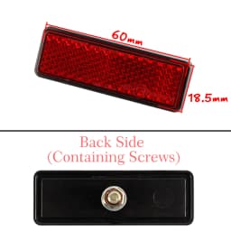 Universal Motorcycle Rear Reflector Cat's Eyes Long T-Holder Scooters Accessories For Honda For Harley For Yamaha For KTM