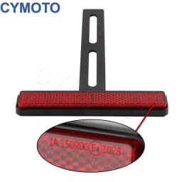 Universal Motorcycle Rear Reflector Cat's Eyes Long T-Holder Scooters Accessories For Honda For Harley For Yamaha For KTM