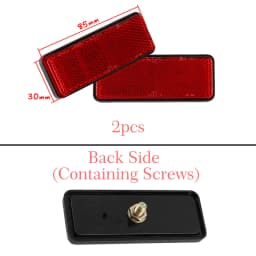 Universal Motorcycle Rear Reflector Cat's Eyes Long T-Holder Scooters Accessories For Honda For Harley For Yamaha For KTM