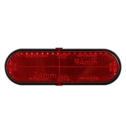 Universal Motorcycle Rear Reflector Cat's Eyes Long T-Holder Scooters Accessories For Honda For Harley For Yamaha For KTM