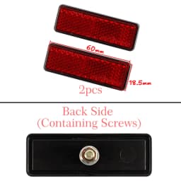 Universal Motorcycle Rear Reflector Cat's Eyes Long T-Holder Scooters Accessories For Honda For Harley For Yamaha For KTM