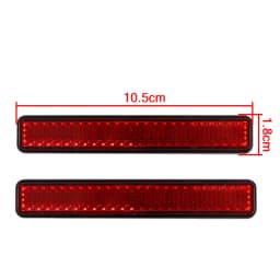 Universal Motorcycle Rear Reflector Cat's Eyes Long T-Holder Scooters Accessories For Honda For Harley For Yamaha For KTM
