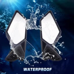 2Pcs UTV Side View Mirrors Rearview Mirror For Can Am Maverick X3 Max Turbo R 2017-2022