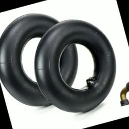 4.10/3.50-4" Camera 4.00-8'' 16x6.50-8 Inner Tubes (2-Pack) for Wheelbarrow,Trunk,Tractor,Garden Carts,Golf Cart,Mowers and More