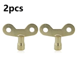 2*Faucet Key Radiator Plumbing Bleed Bleeding Key Keys Solid Iron For Venting Air Valve Bathroom Wrenches Tool Sets
