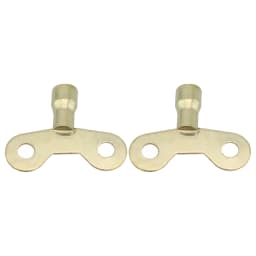2*Faucet Key Radiator Plumbing Bleed Bleeding Key Keys Solid Iron For Venting Air Valve Bathroom Wrenches Tool Sets