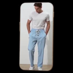 Men's Linen Drawstring Pants Casual Button Detail Elastic Waist Breathable Beach Vacation Daily Wear Straight Leg Trousers for M