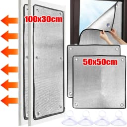 Double-Layer Aluminum Foil Insulation Film Thicken Sash Roof Insulation Shading Sunshine House Roof Windows Balcony Sunshade