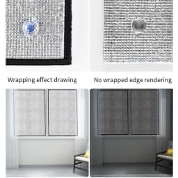 Double-Layer Aluminum Foil Insulation Film Thicken Sash Roof Insulation Shading Sunshine House Roof Windows Balcony Sunshade