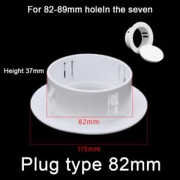 40-100mm Decorative Wall Hole Cover Protective Vents Decor Cap Plastic Plug For Air Conditioning Holes Pipeline Kitchen Tools