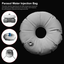 Umbrella Base Weight Water Bag Boat Cover Support Pole Water Filling Belt Beach Umbrella Water Filling PVC Tripod Weight Bag