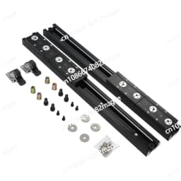 Rotating island slide rail hardware accessories pull-out island track slide translation retractable island table guide rail