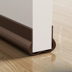 93cm Flexible Door Bottom Sealing Strip Under Door Draft Stopper Tape Door Gap Soundproofing Wind and Dust Proof Weather Strip