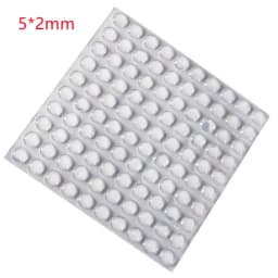100Pcs Hot Sale Self Adhesive Round Silicone Rubber Bumpers Soft Transparent Black Anti Slip shock absorber Feet Pads Damper