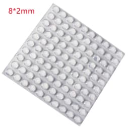 100Pcs Hot Sale Self Adhesive Round Silicone Rubber Bumpers Soft Transparent Black Anti Slip shock absorber Feet Pads Damper