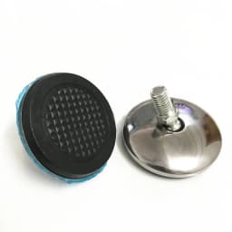 2/4/8pcs Non-Slip Tilting Adjustable Feet M6 M8 M10 Screw In Threaded Foot Levelling Feet Base Dia 30/32/40/50/65mm