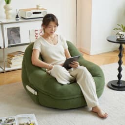 Comfort Bean Bag Sofa Living Room 1-person Sofa Lazy Chair Relaxing Bedroom Pouf Adult Children Cheap Sofas Frameless Furniture