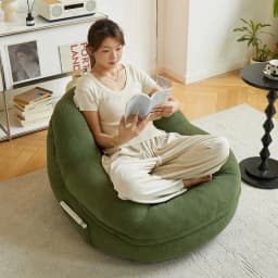 Comfort Bean Bag Sofa Living Room 1-person Sofa Lazy Chair Relaxing Bedroom Pouf Adult Children Cheap Sofas Frameless Furniture
