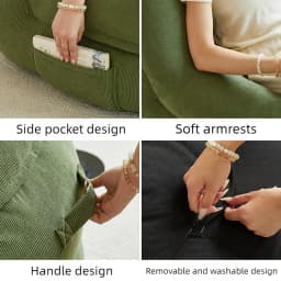 Comfort Bean Bag Sofa Living Room 1-person Sofa Lazy Chair Relaxing Bedroom Pouf Adult Children Cheap Sofas Frameless Furniture
