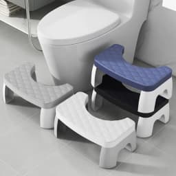 Household Toilet Squatting Stool Removable Non-slip Adult Toilet Seat Portable Thickened Foot Step Stool Bathroom Accessories