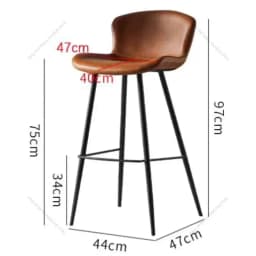 Minimalist Design High Stool Bar Chairs Nordic Office Luxury Swivel Bar Chairs Reception Adjustable Bar Furniture Cadeira LLBC