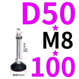4pcs M8 M10 M12 M16 Directional Adjusting Foot Nylon Universal Hooves Fixed Anchor Cup DIY Hardware for Aluminum Profile