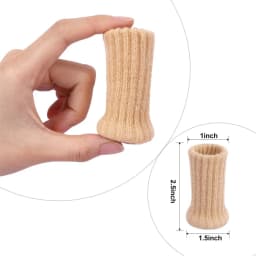 24PCS Chair Leg Socks High Elastic Chair Leg Floor Protectors with Anti-Slip PadsThick Chair Leg Caps Furniture Pads Covers Set