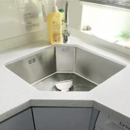 Black gold steel nano handmade corner sink kitchen corner vegetable basin special-shaped sink under the counter sink