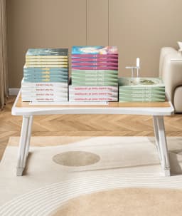 Foldable Laptop Desk, Desktop Lifting Laptop Rack, Reading Laptop Desk, Home Breakfast Tray Office Desk, Study Desk with Drawers